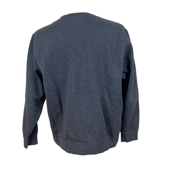 Nike Mens Dark Gray Fleece Sweatshirt Pullover Casual Crewneck Size XL - Picture 3 of 7